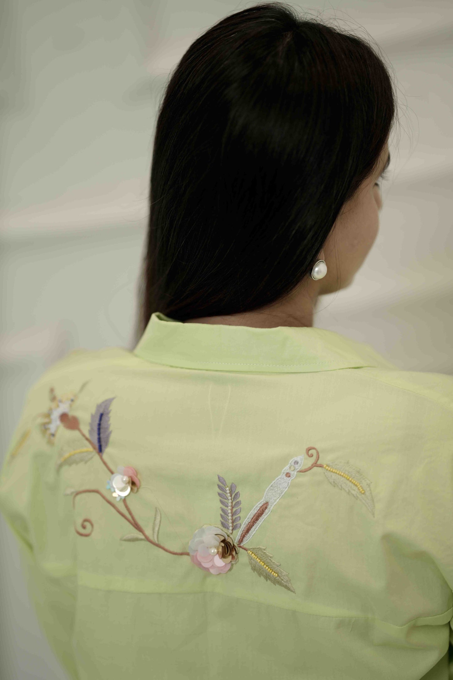 FRESH LEAF FLORAL SHIRT